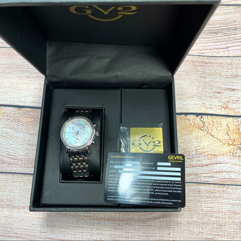 Gevril GV2 Marsala model 9801 Diamond watch